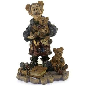 T H Bean The Bearmaker Elf #36400 Wee Folkstone Elves Boyds Bears 4.5" Tall